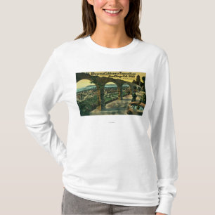 Camiseta Vista da cidade de uma missão, expo de Panamá-CA