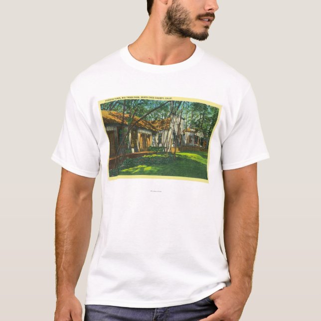 Camiseta Vista da cidade pioneira no parque grande das (Frente)