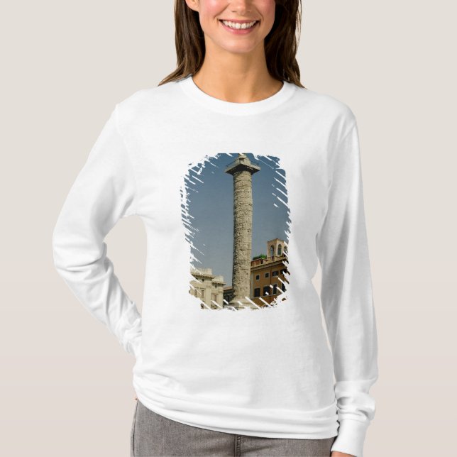 Camiseta Vista da coluna de Trajan, ANÚNCIO 113 (Frente)