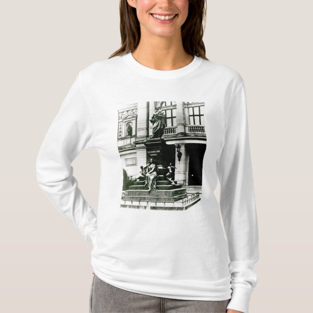 Camiseta Vista da estátua de Mendelssohn (Frente)