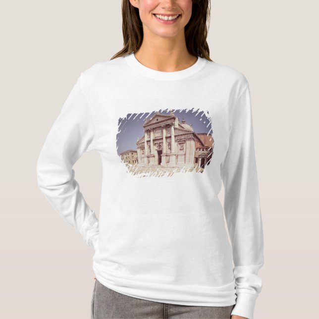 Camiseta Vista da fachada, construída 1607-11 (Frente)
