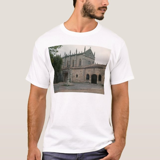 Camiseta Vista da fachada de Charterhouse (Frente)