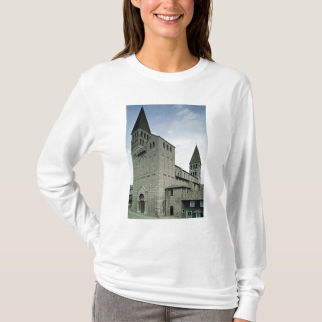 Camiseta Vista da fachada ocidental, 10o-11o século (Frente)