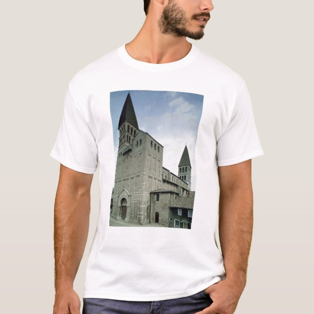 Camiseta Vista da fachada ocidental, 10o-11o século (Frente)