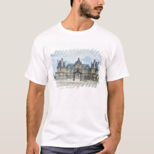 Camiseta Vista da fachada ocidental de Castelo de Maisons