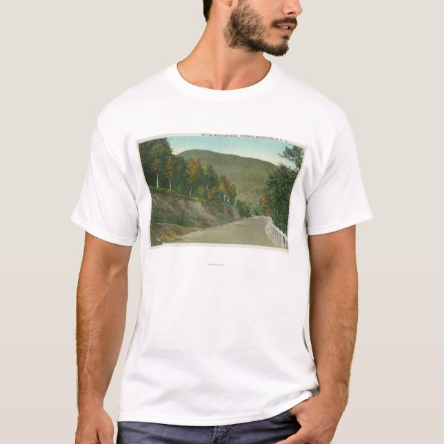 Camiseta Vista da fuga do Mohican (Frente)
