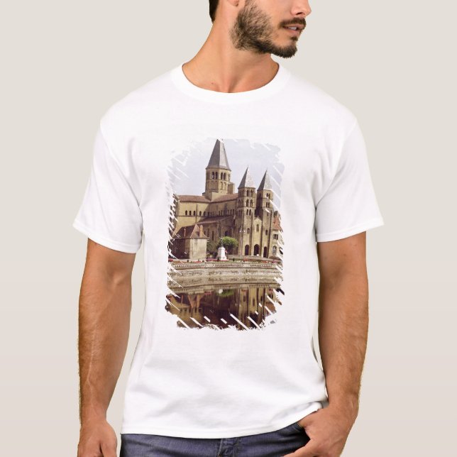 Camiseta Vista da igreja de Notre-Dame (Frente)