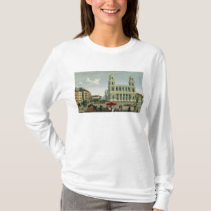 Camiseta Vista da igreja do Santo-Sulpice
