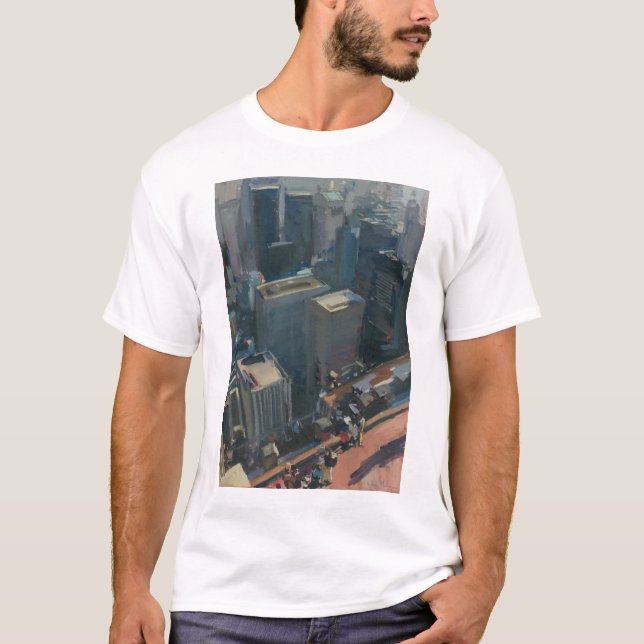 Camiseta Vista da parte alta da cidade abaixo de 2012 (Frente)