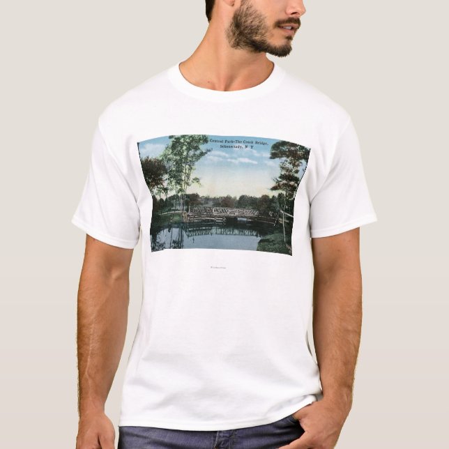 Camiseta Vista da ponte da angra do Central Park (Frente)