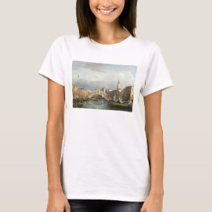 Camiseta Vista da ponte de Rialto em Veneza