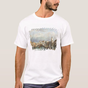 Camiseta Vista da ponte de Rialto em Veneza