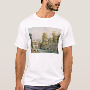 Camiseta Vista da ponte perto de Baroda em Guzerat, do Vo