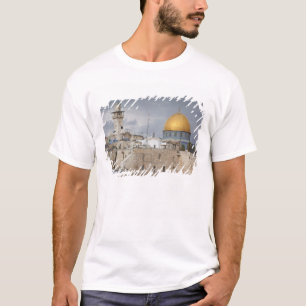 Camiseta Vista da Praça do Muro Ocidental, final da tarde