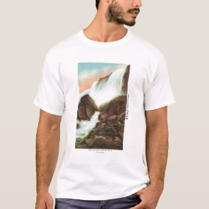 Camiseta Vista da rocha das idades