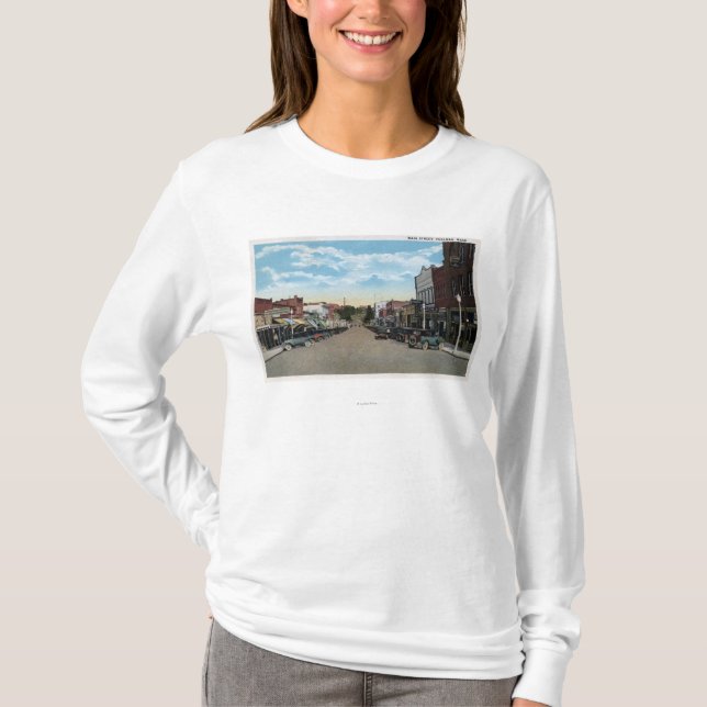 Camiseta Vista da rua principal 3 (Frente)