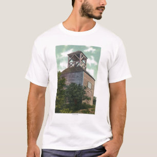 Camiseta Vista da torre de sino velha