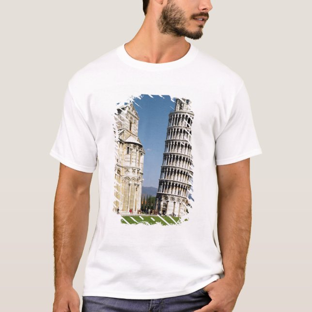 Camiseta Vista da torre inclinada (Frente)