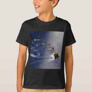 Camiseta Vista das Ilhas Havaianas