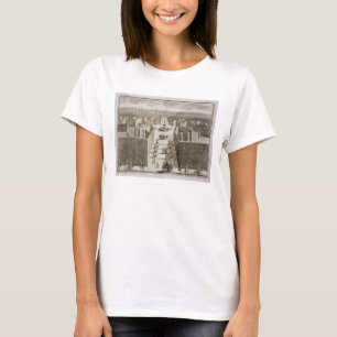 Camiseta Vista das oito estátuas de Castellazzo no a