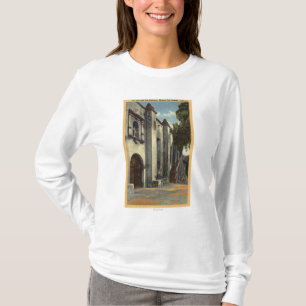 Camiseta Vista das portas & da escadaria da missão