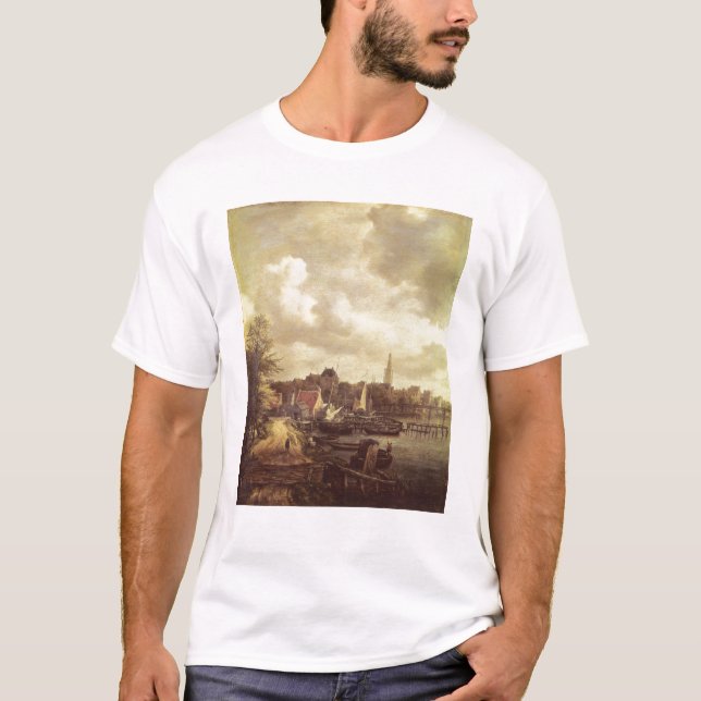 Camiseta Vista de Amsterdão (Frente)