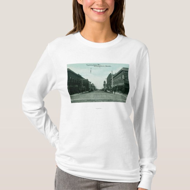 Camiseta Vista de Callender StreetLivingston, TA (Frente)