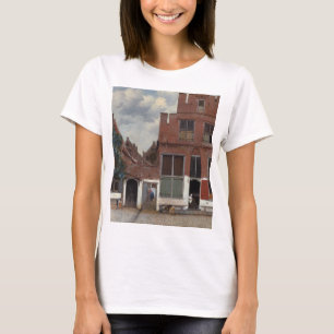 Camiseta Vista de casas em Delft por Johannes Vermeer