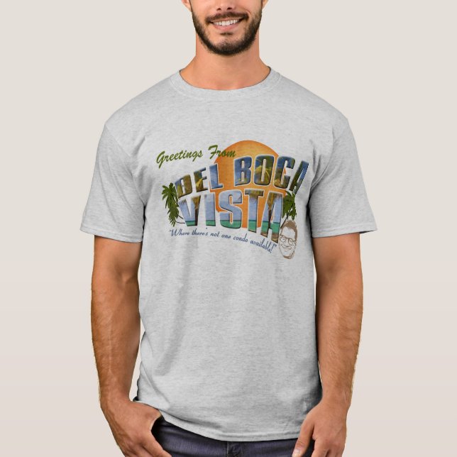 Camiseta Vista de Del boca (Frente)