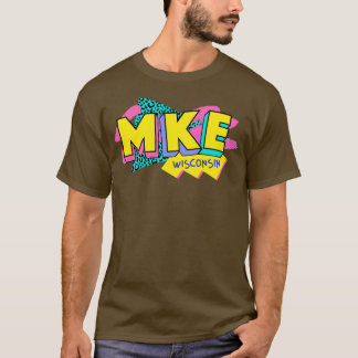 Camiseta Vista de Estilo 90s de MKE Rad Memphis MKE Rad 90s