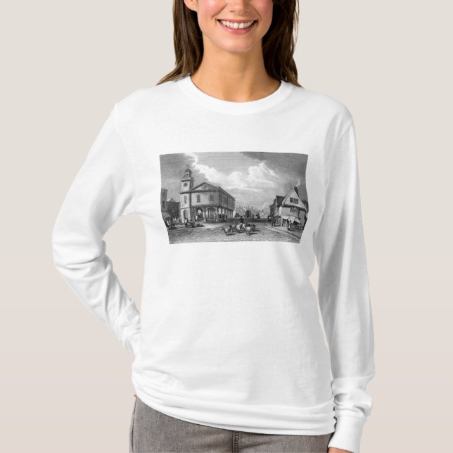 Camiseta Vista de Faversham, Kent, 1832 (Frente)