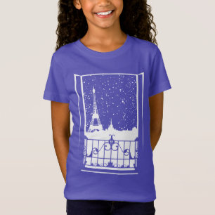 Camiseta Vista de Inverno Parisiense