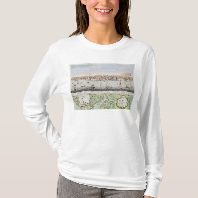 Camiseta Vista de Lisboa, 1755 (Frente)
