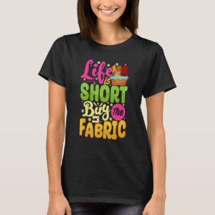 Camiseta Vista de máquina de mastigar com Tecido de curta d