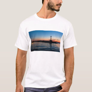 Camiseta Vista de Montevideo no alvorecer, Uruguai