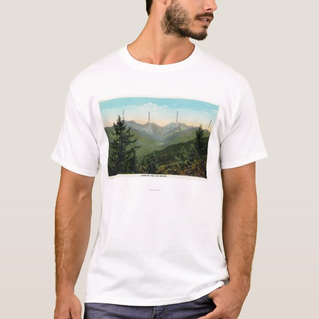 Camiseta Vista de Mt. Marcy, Saddleback, Sawtooth (Frente)