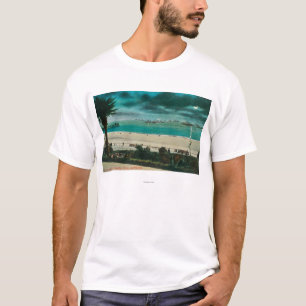 Camiseta Vista de navios de guerra dos E.U. no OceanSanta