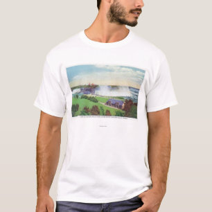 Camiseta Vista de Niagara Falls da movimentação de Oakes
