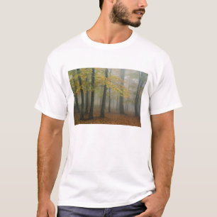 Camiseta Vista de outono de floresta nebulosa, Avô 3