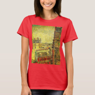 Camiseta Vista de Paris do Quarto de Vincent por Vincent va
