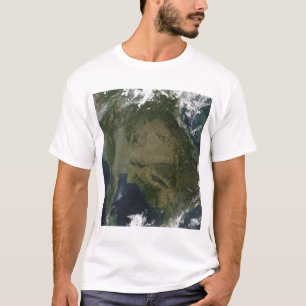 Camiseta Vista de satélite da Indochina