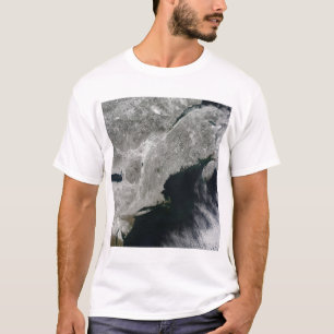 Camiseta Vista de satélite da neve