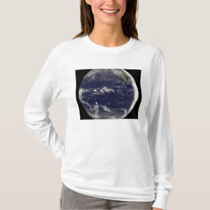 Camiseta Vista de satélite da Terra