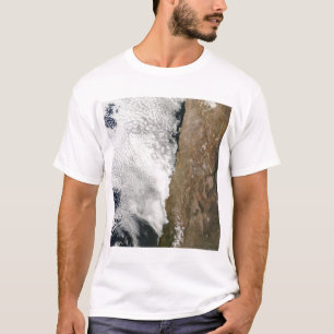 Camiseta Vista de satélite das montanhas dos Andes