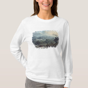 Camiseta Vista de Shrewsbury através do Severn