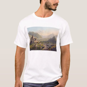 Camiseta Vista de Sion, ilustração 'da viagem Pittoresqu