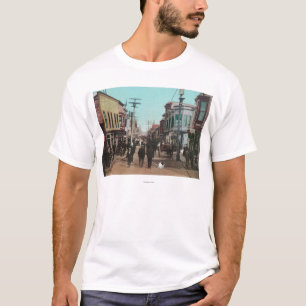 Camiseta Vista de StreetNome dianteiro, AK