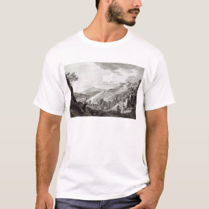 Camiseta Vista de Tarquinia e de Corneto