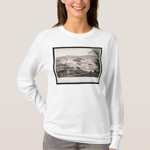 Camiseta Vista de um Phalanstery francês