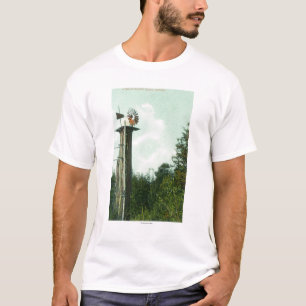 Camiseta Vista de um vento MillEureka da sequóia, CA